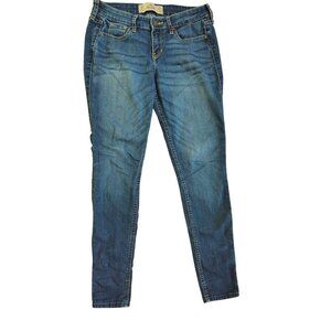 Hollister Womens Super Skinny Jeans Size 1S W25 L29 Blue Denim